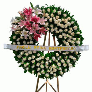 Corona-Funebre-Rosas-Blancas-y-Lirios