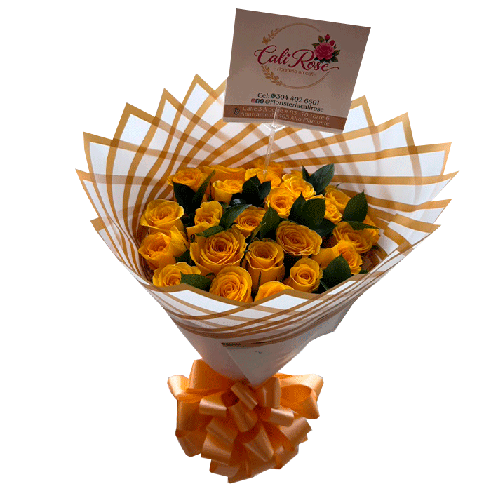 Ramo-Buchon-Rosas-Amarillas-en-Cali