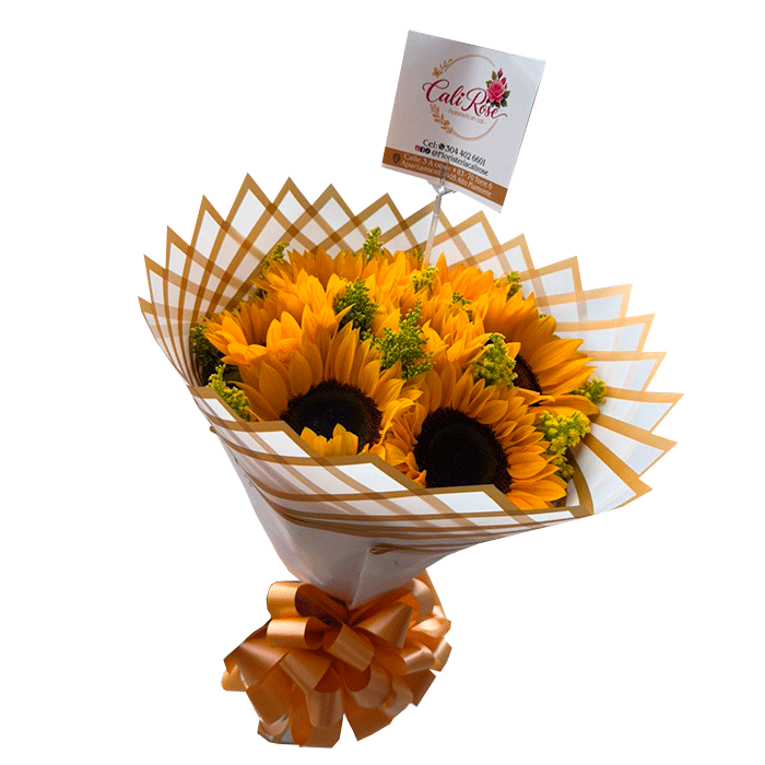 Ramo-Buchon-con-Girasoles