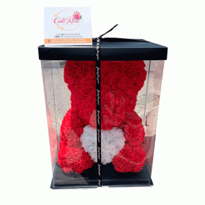 Rosas-Rojas-en-Forma-de-Oso