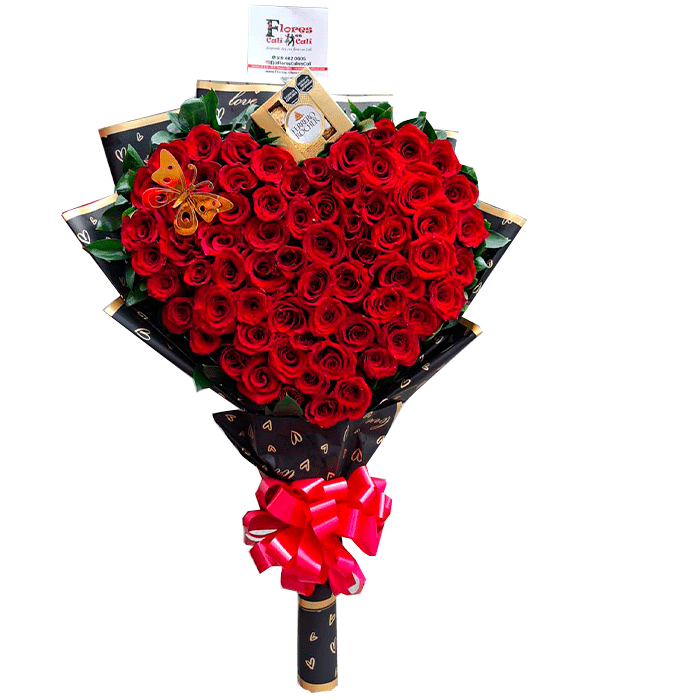 Buquet-de-Rosas-Rojas-con-chocolates-en-Cali