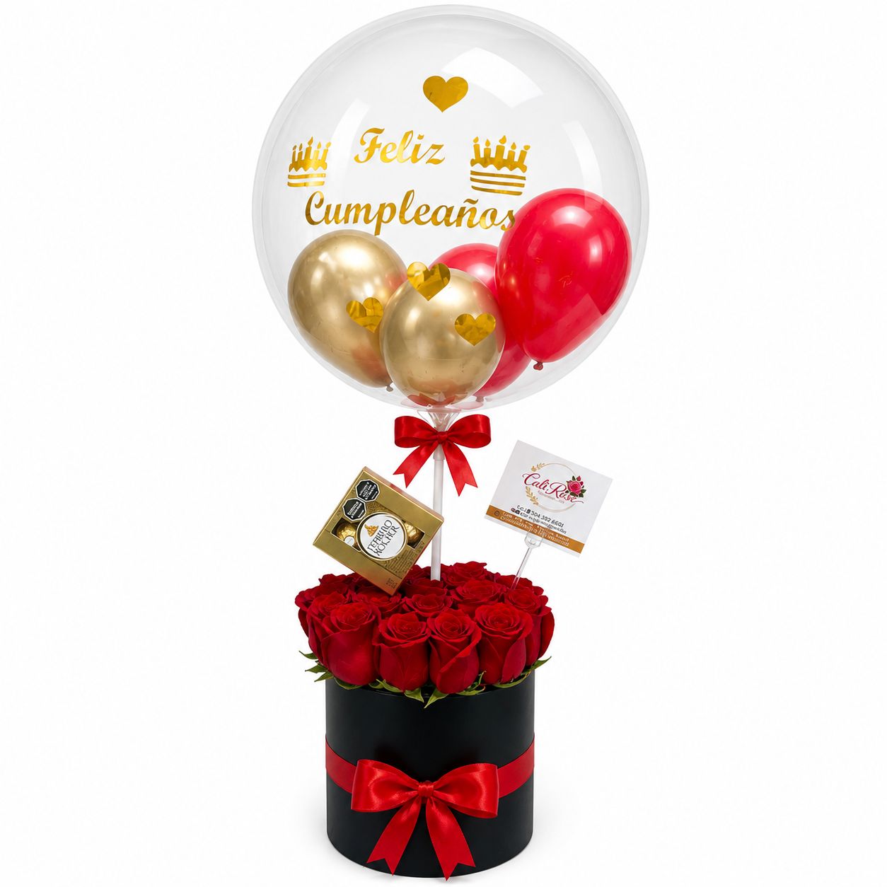Ramo Rosas Rojas con Chocolates en Cali