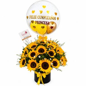 Ramo de Girasoles Cali Feliz Cumpleaños