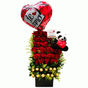Ramo-de-Rosas-Rojas-con-Osito